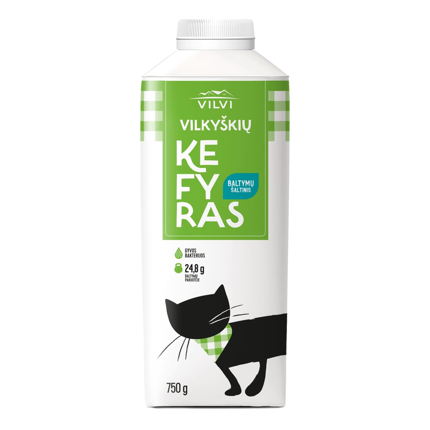 Кефир VILVI, 2,5% жирности, 0,75 кг