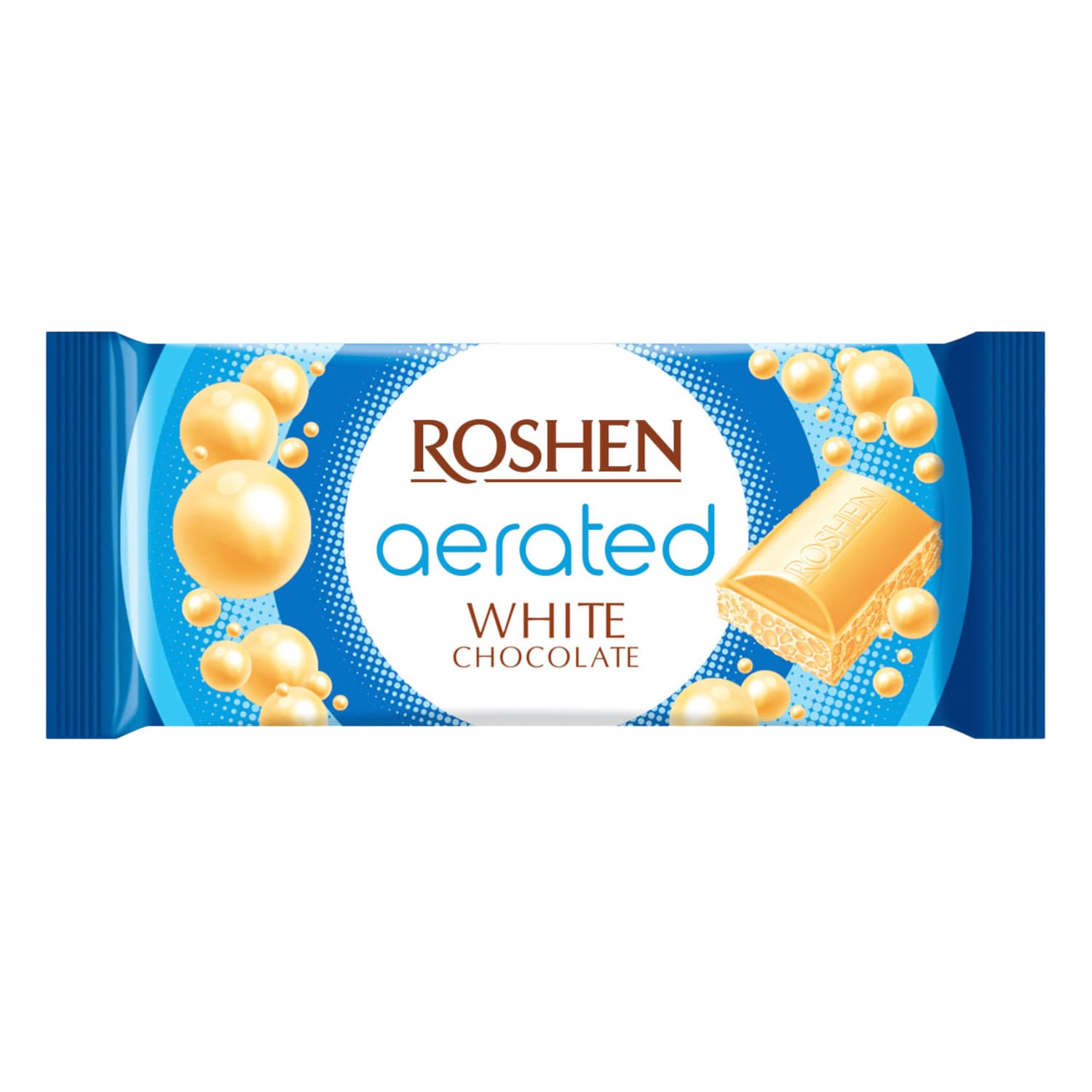 Baltas porėtas šokoladas ROSHEN, 80 g