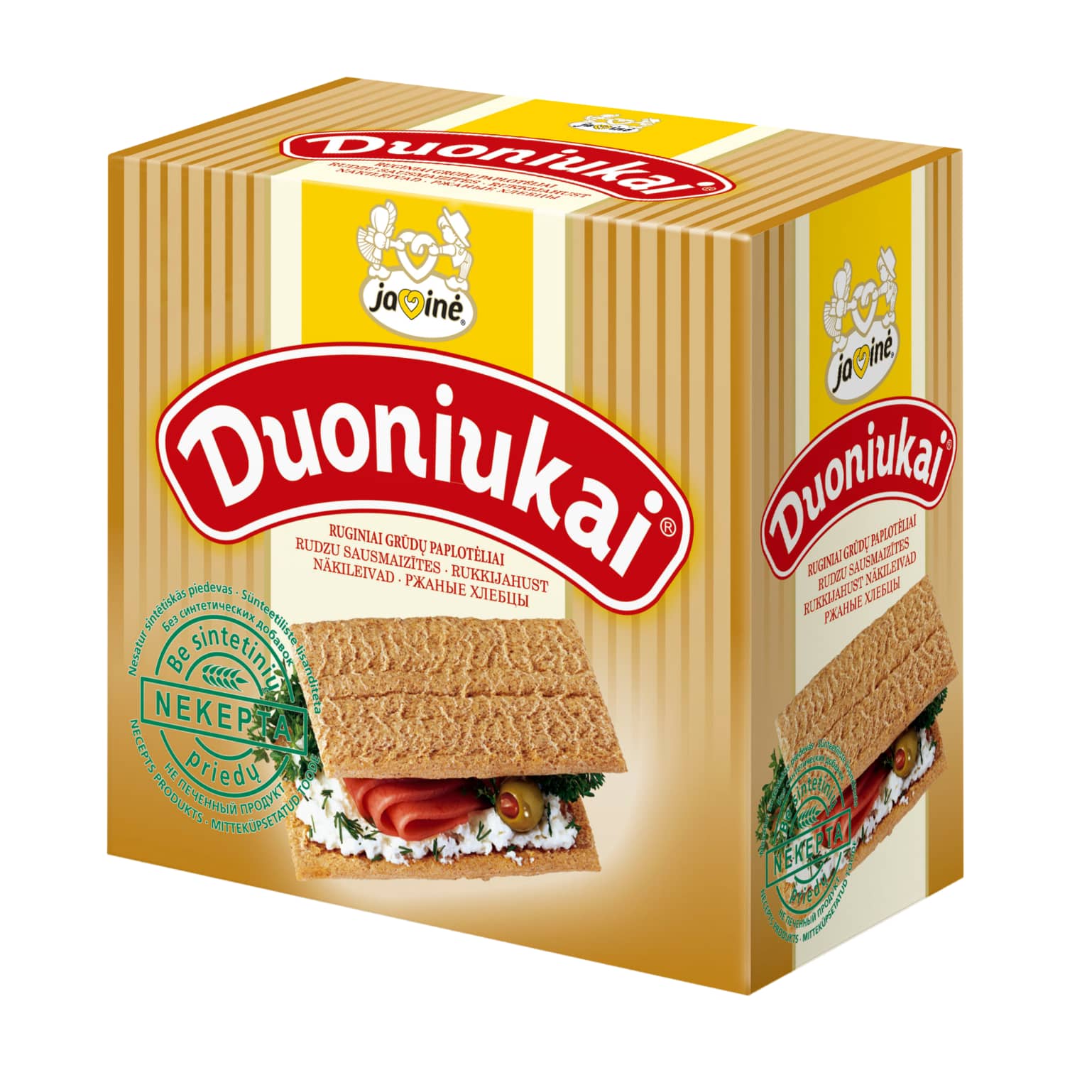 Grain Cakes DUONIUKAI with Rye Flour, 80 g