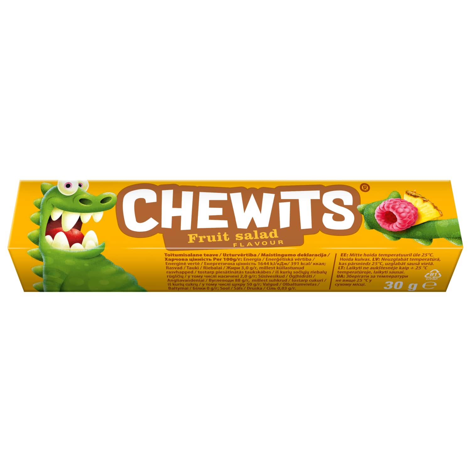 Жевательные конфеты CHEWITS TROPIC SALAD, 30 г