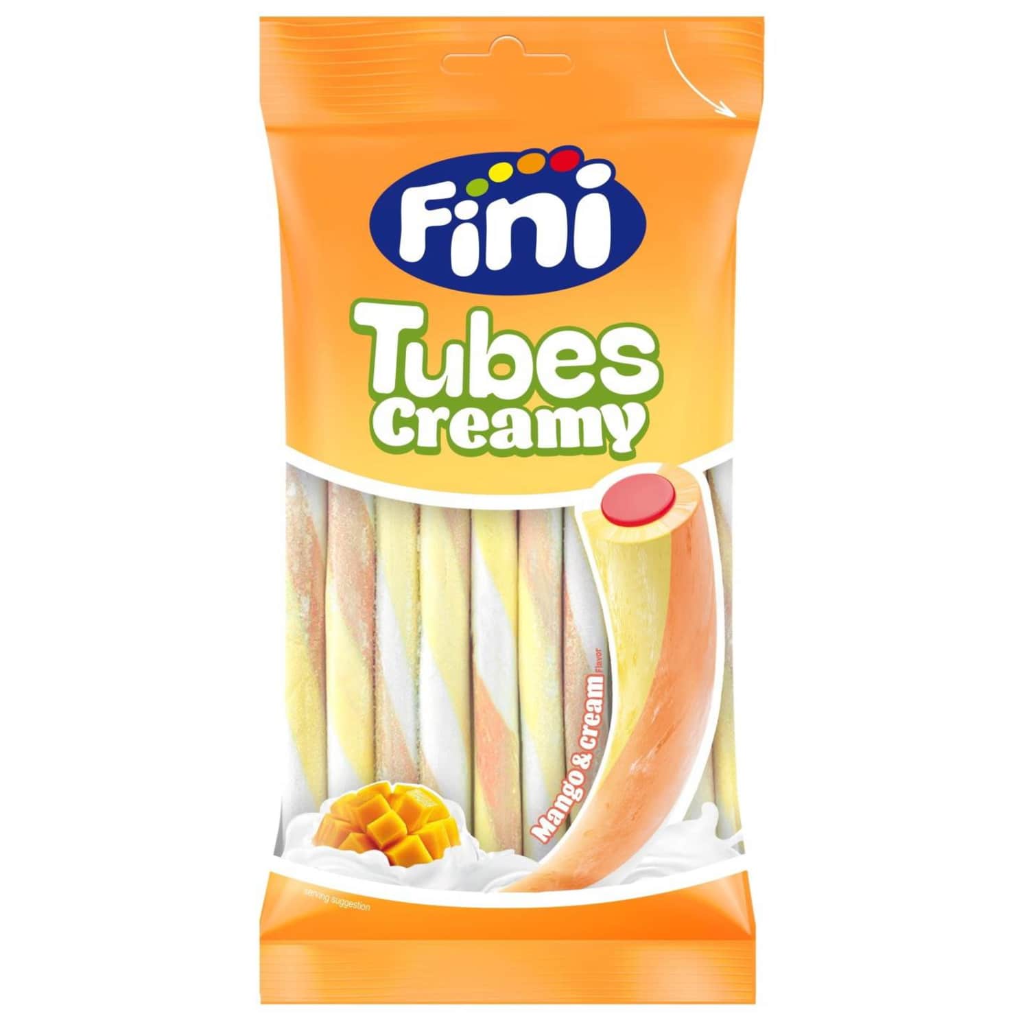 Жевательные конфеты со вкусом манго TUBES FINI, 80 г