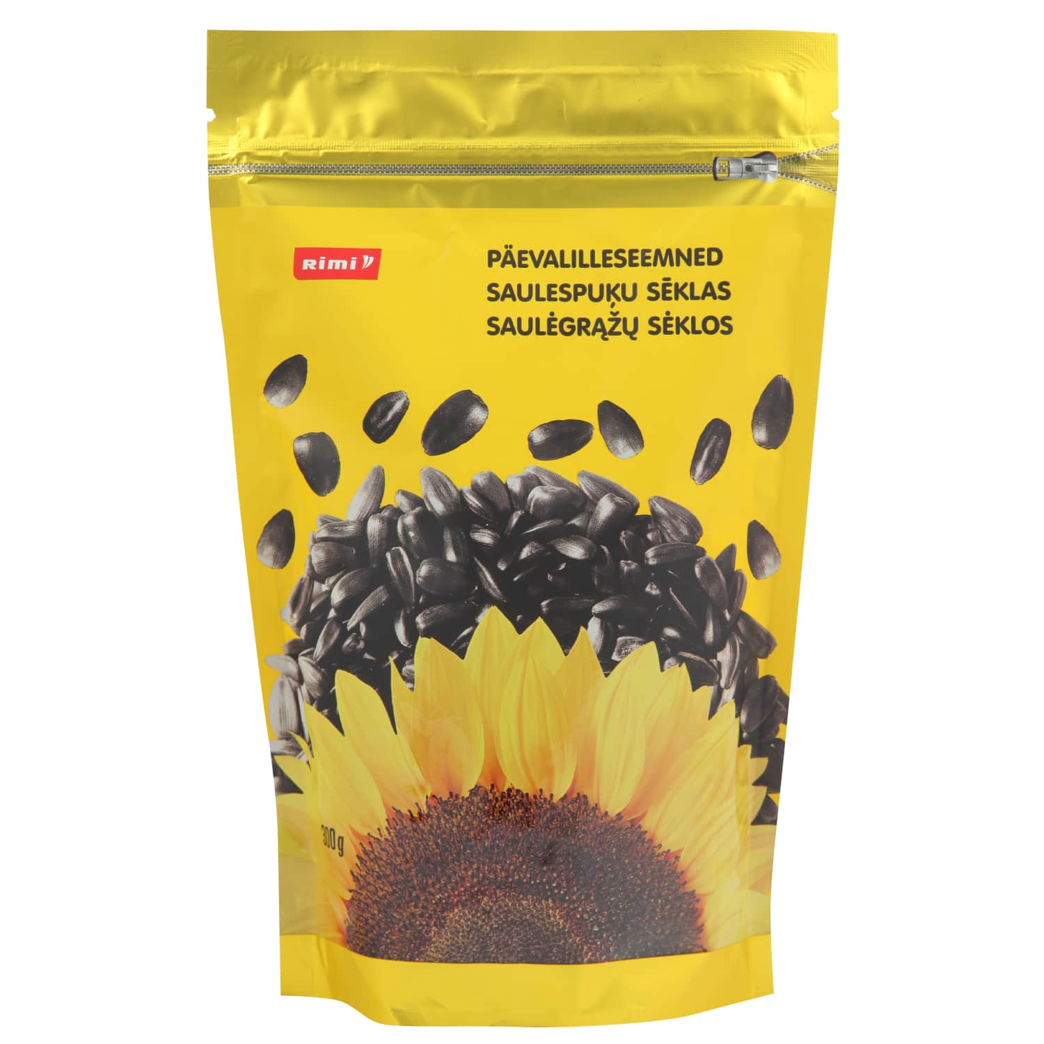 Семена подсолнечника RIMI черные, жареные, 300 г