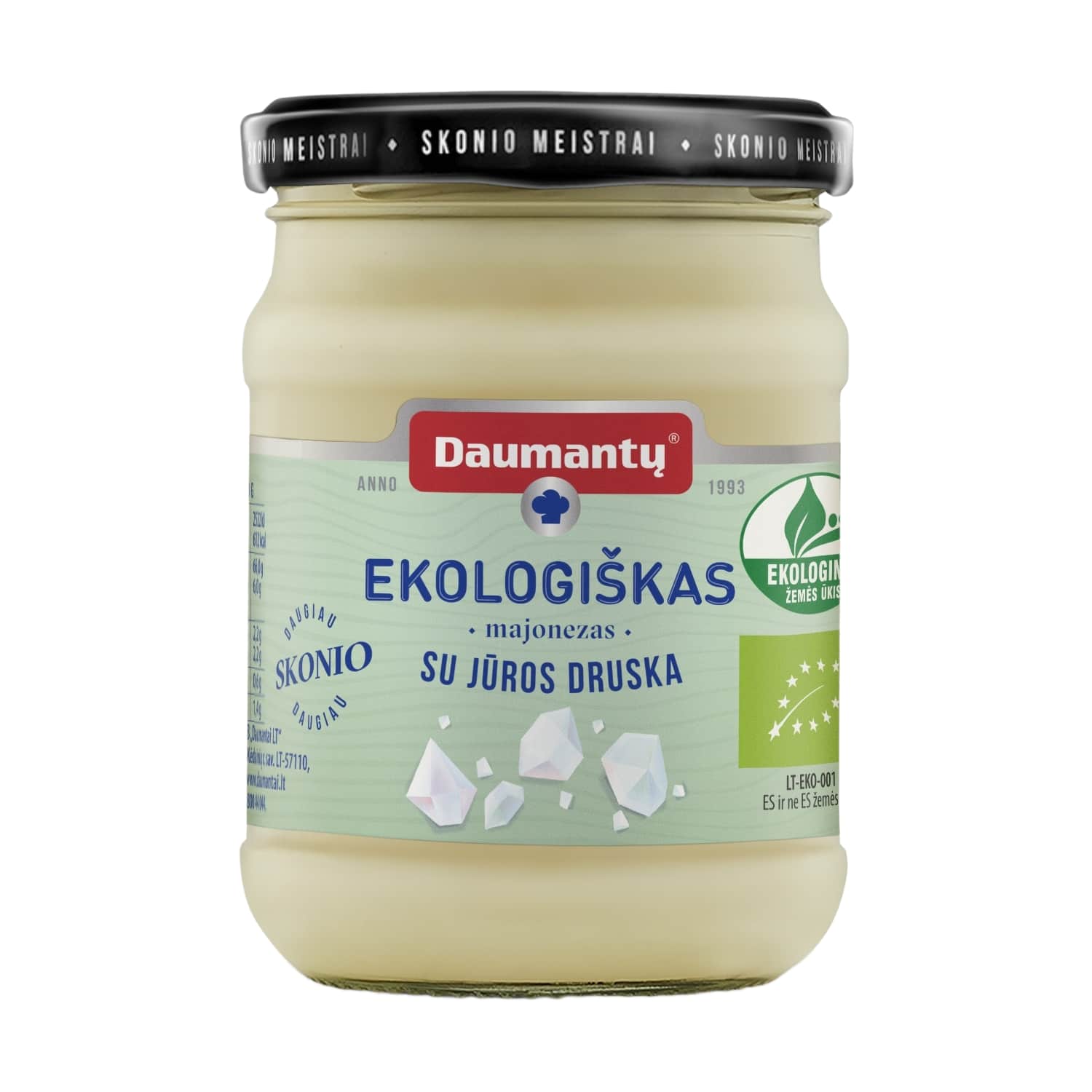 Ekol. DAUMANTŲ majon. su jūr. dr., 66%, 230 g