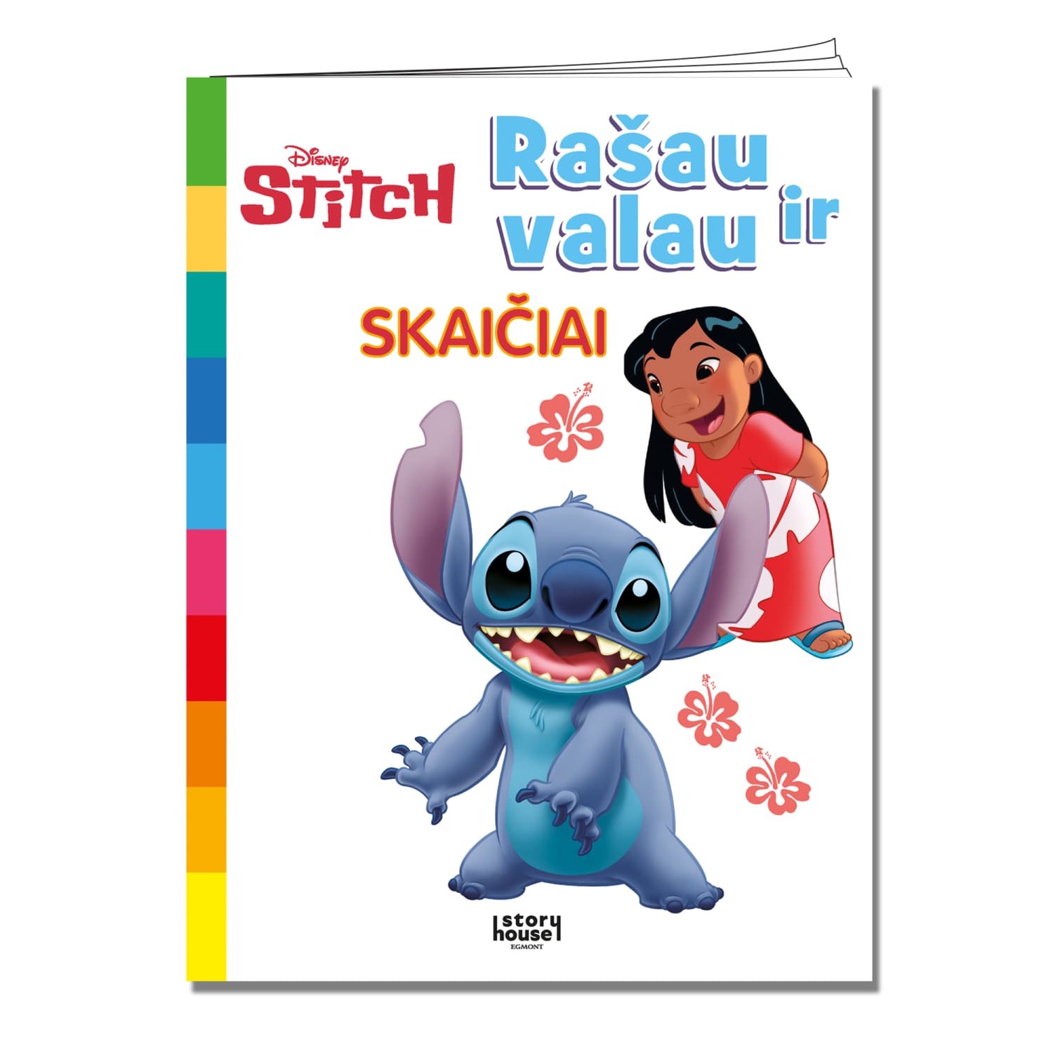 Spalv. kn. STITCH. RAŠAU VALAU. SKAIČIAI