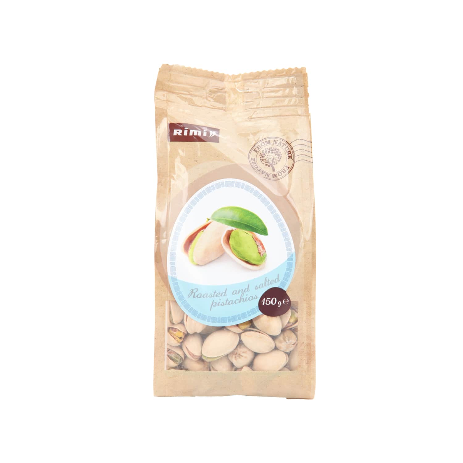 Roasted and salted pistachios RIMI, 150 g