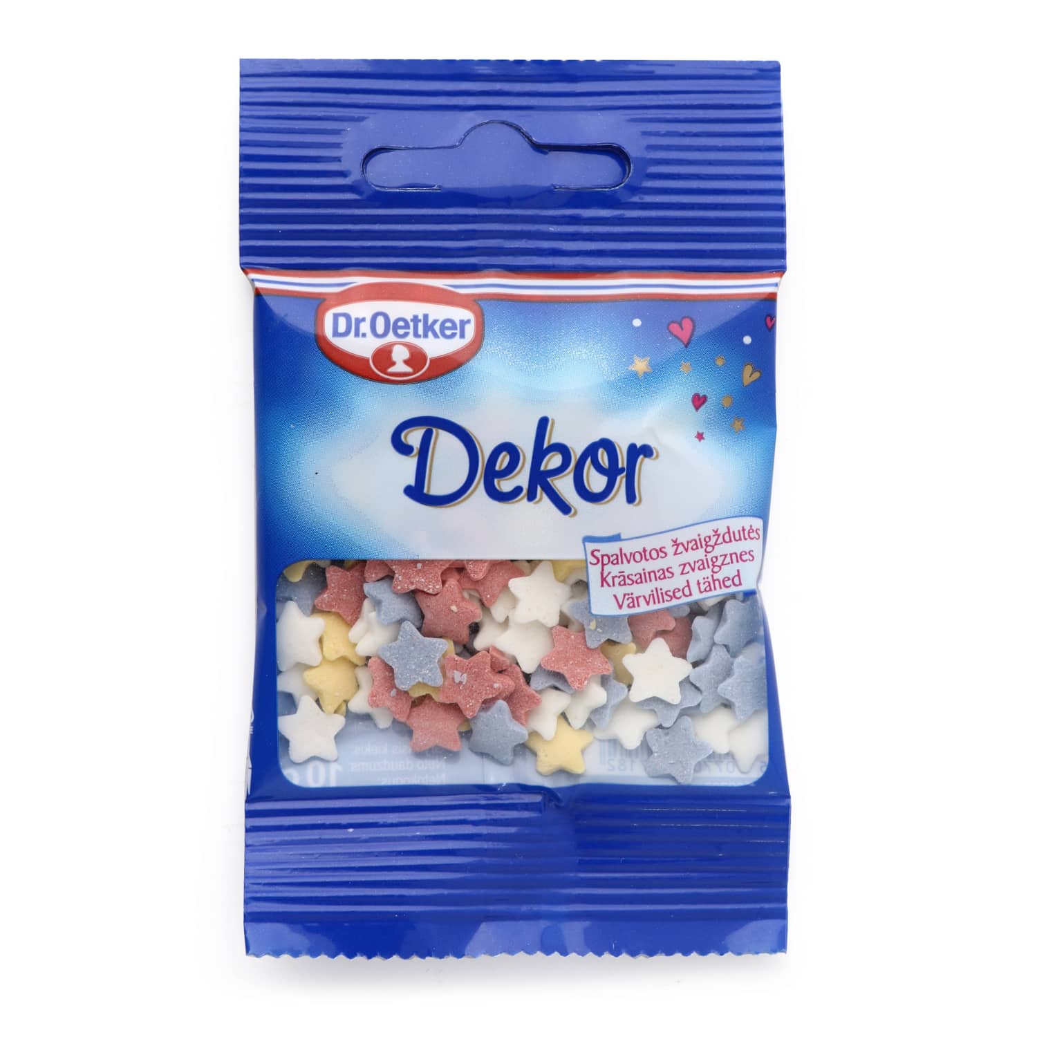 Посыпки DR.OETKER, ЗВЕЗДОЧКИ, 10г