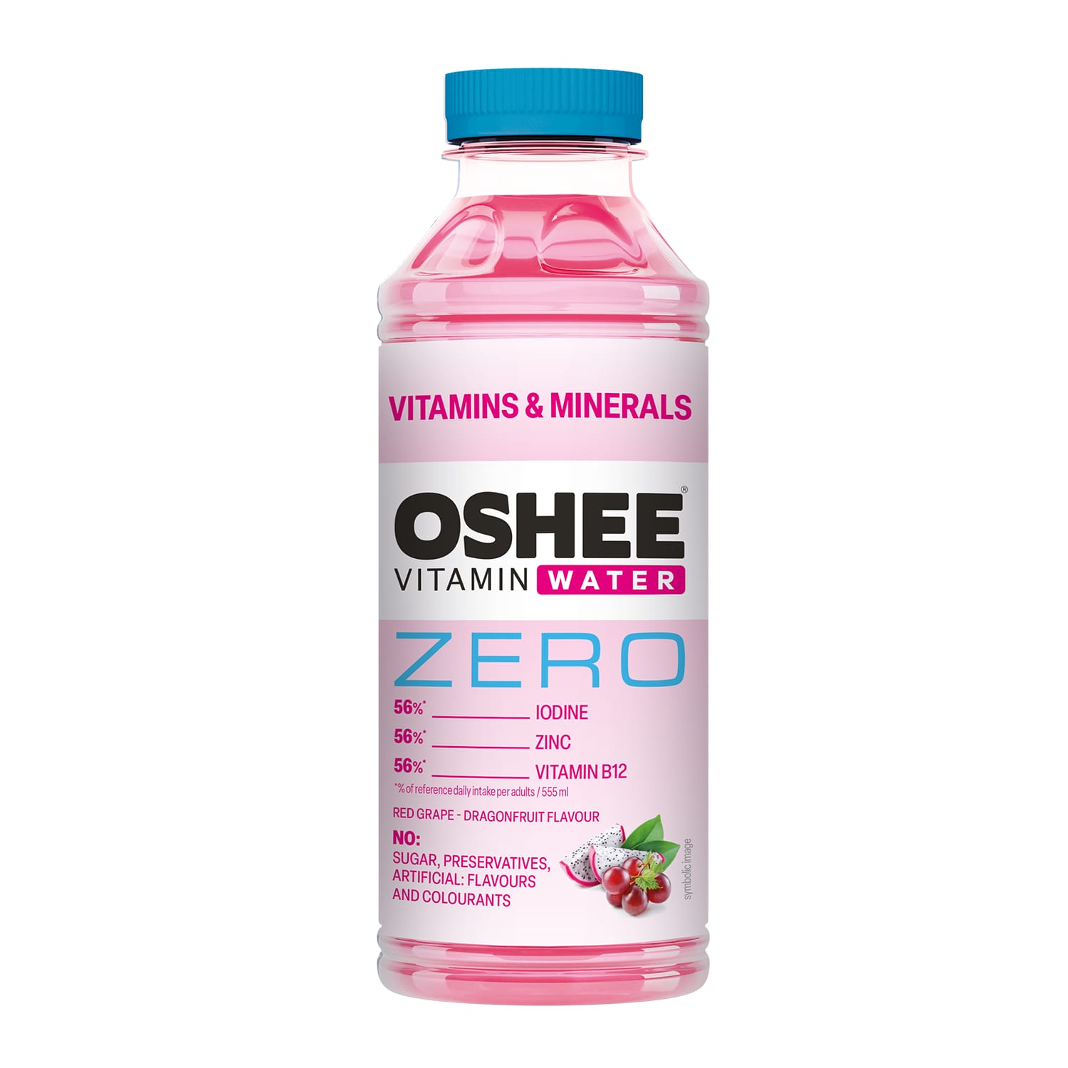 Vanduo su sald. OSHEE ZERO su vitam., 555 ml