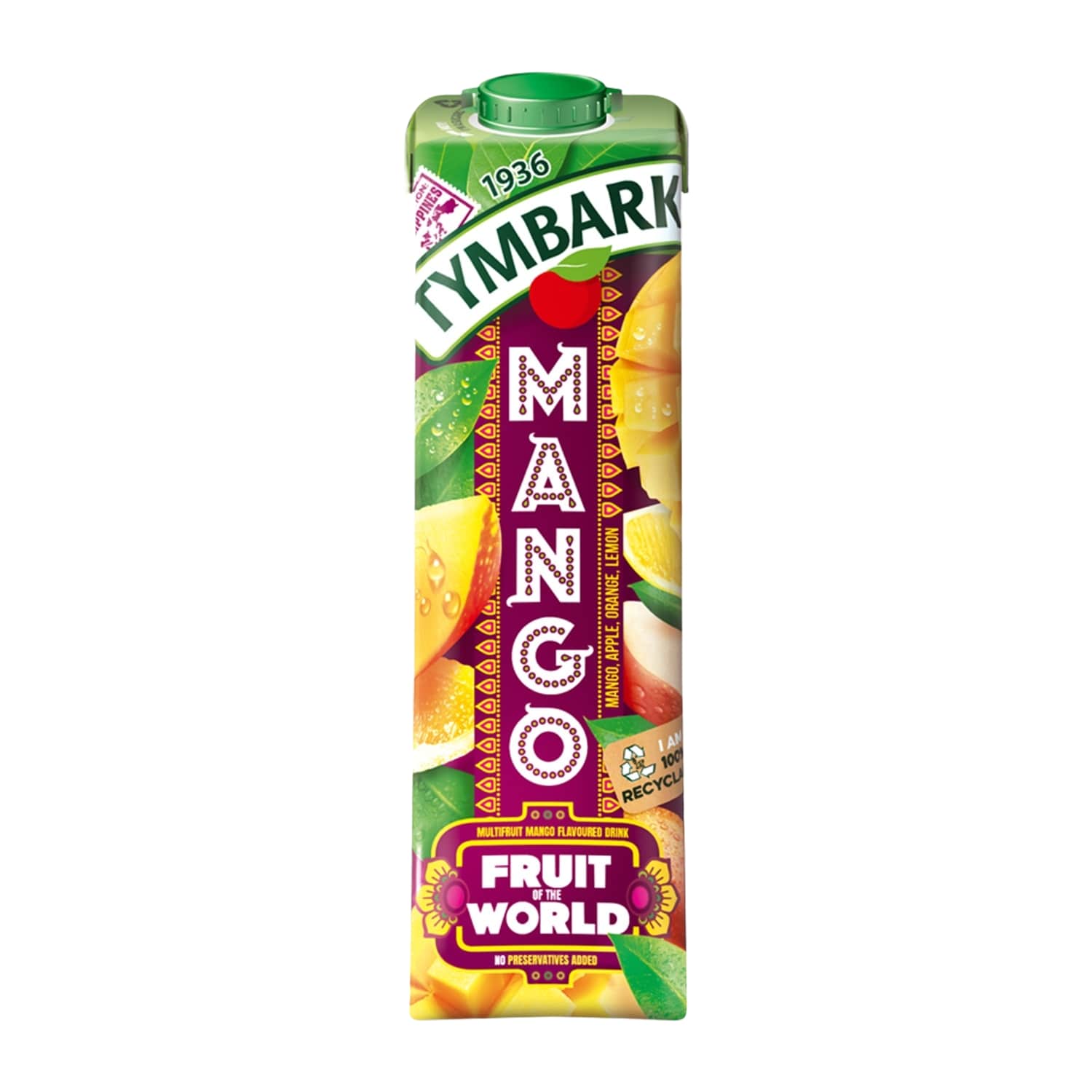 Mango, apple, orange drink TYMBARK, 1 l