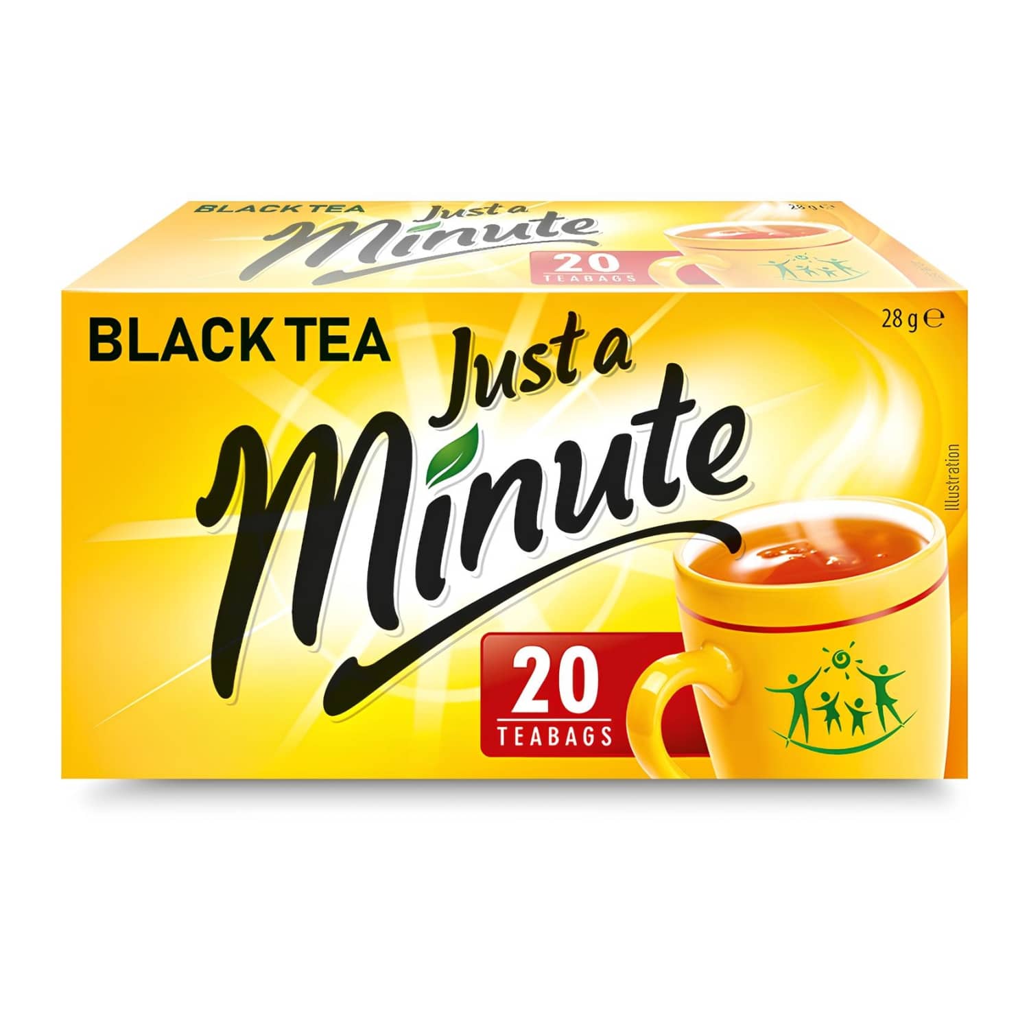 Чёрный чай JUST A MINUTE, 20 x 1,4 г