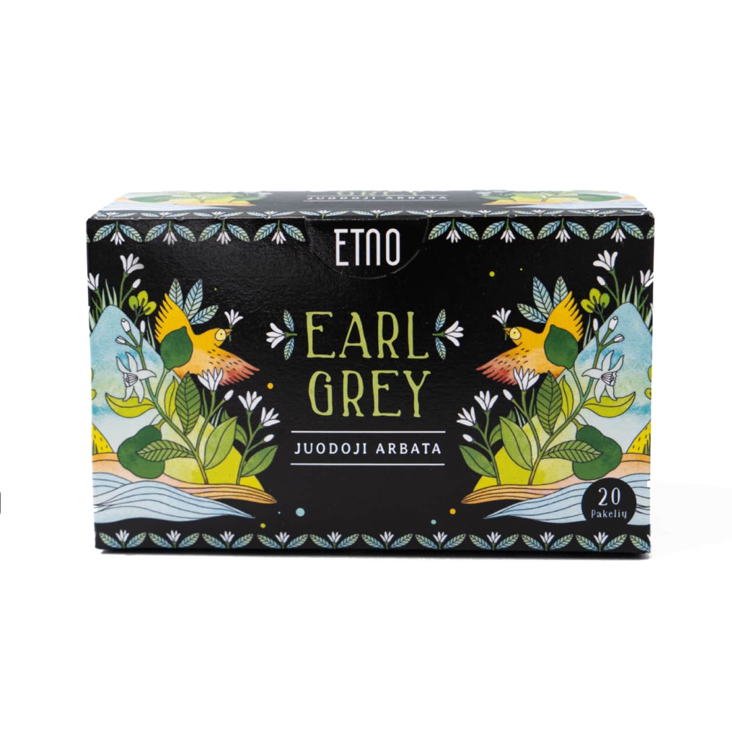 Black tea with bergamot ETNO EARL GREY, 40 g