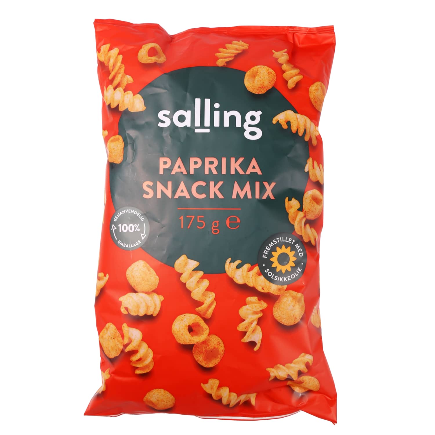 Paprika flavored potato chips SALLING, 175 g