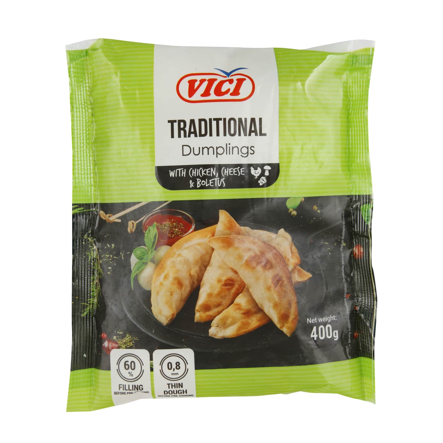 Dumplings with chicken, cheese, and herbs TRADITIONAL, 400 g