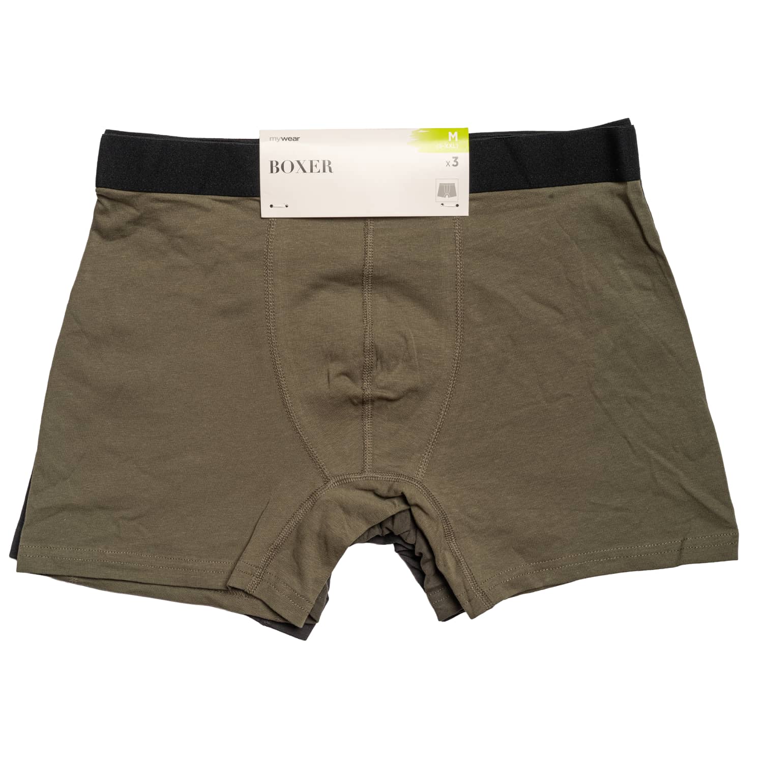 Apat. vyrams MYWEAR KARL, žali, L, 3vnt.
