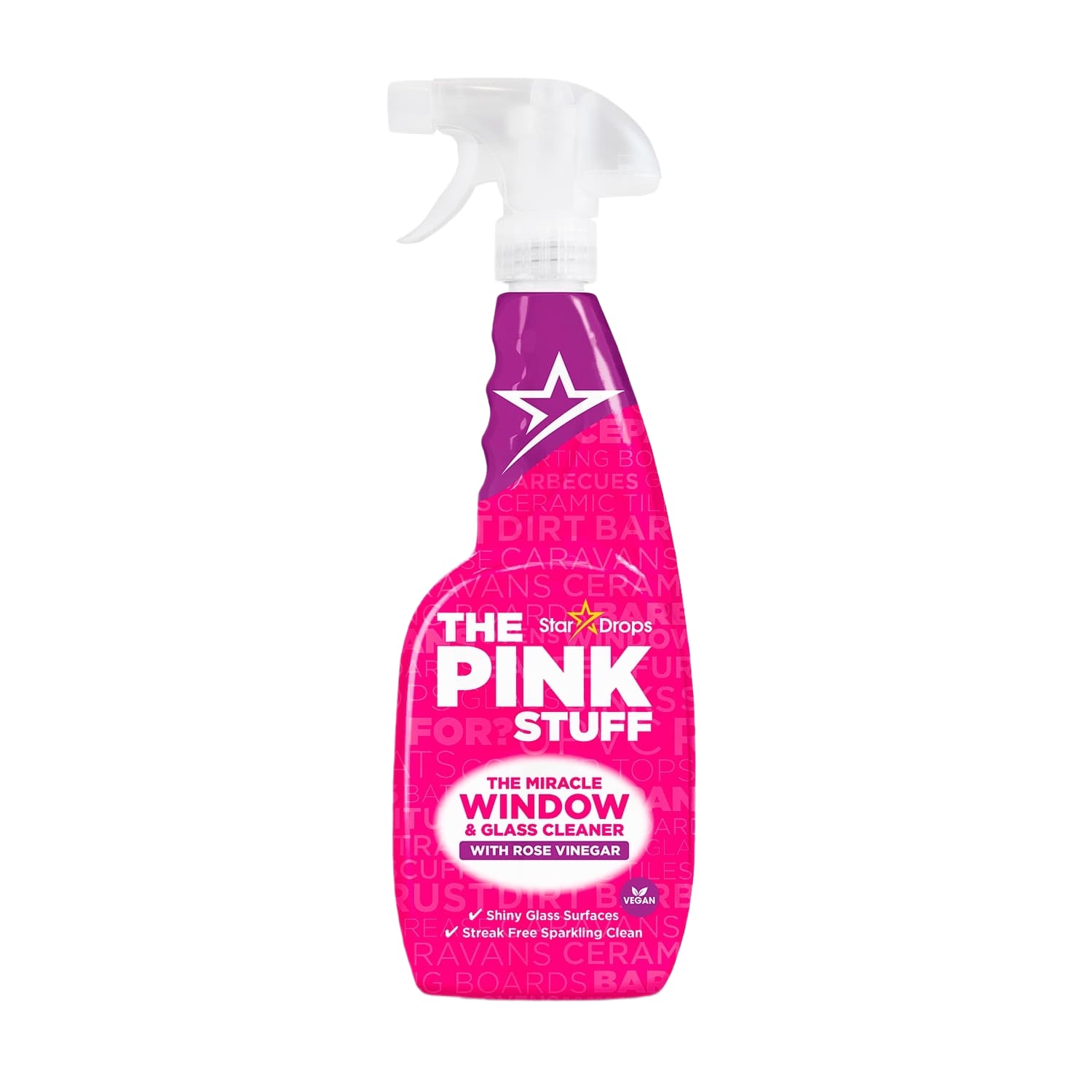 Valymo priemonė stiklui THE PINK STUFF, 750ml