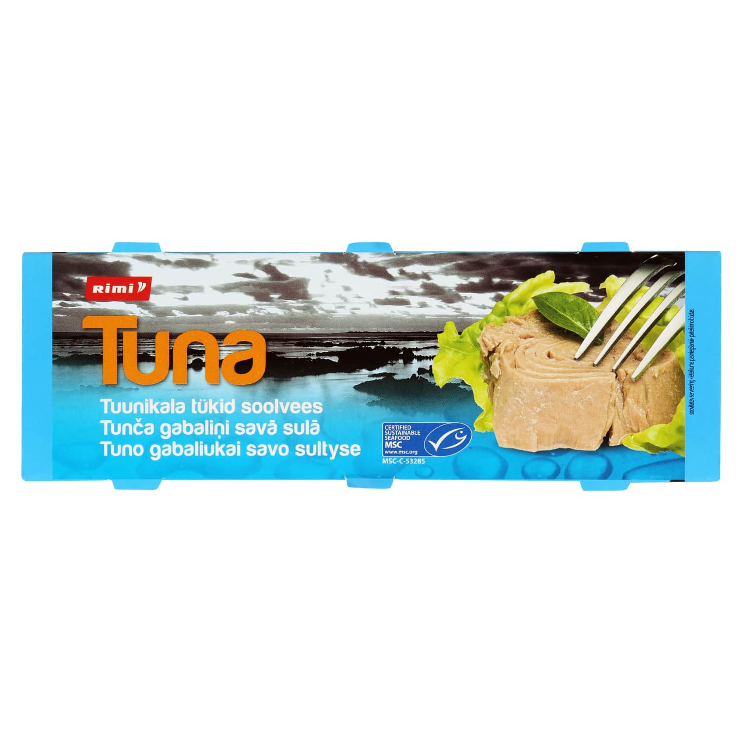 Tuno filė savo sultyse RIMI,MSC 3 x 80 g