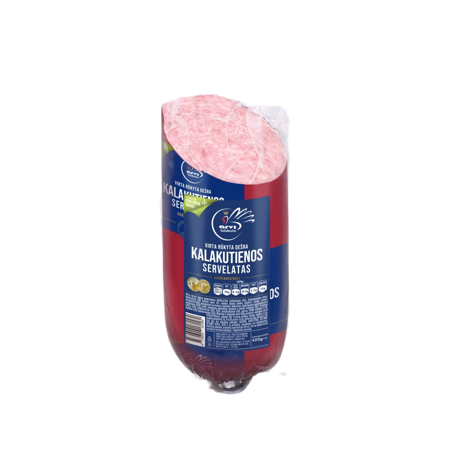 Boiled smoked sausage SERVEL. ARVI, a. r., 400 g