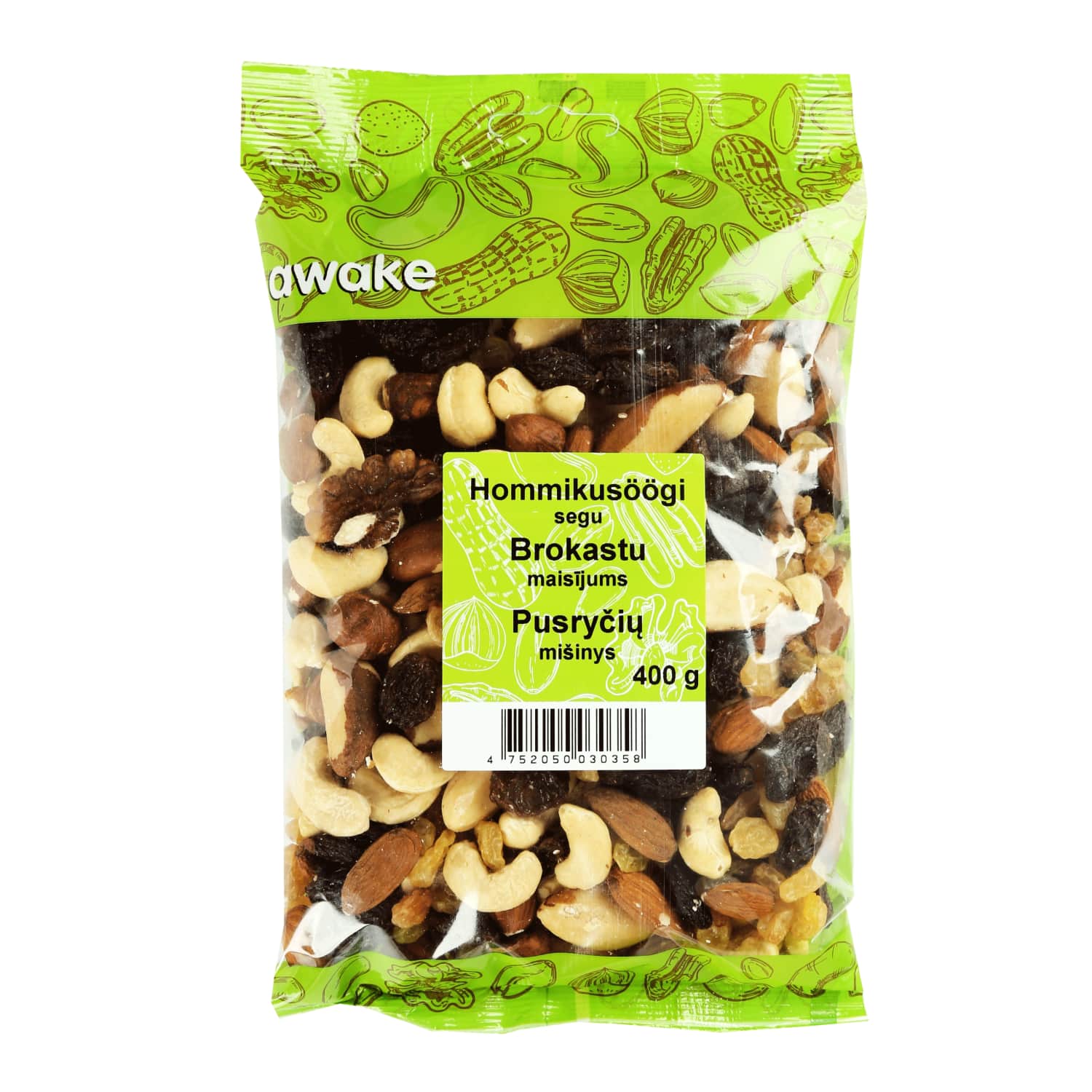 Pusryčių mišinys AWAKE, 400 g