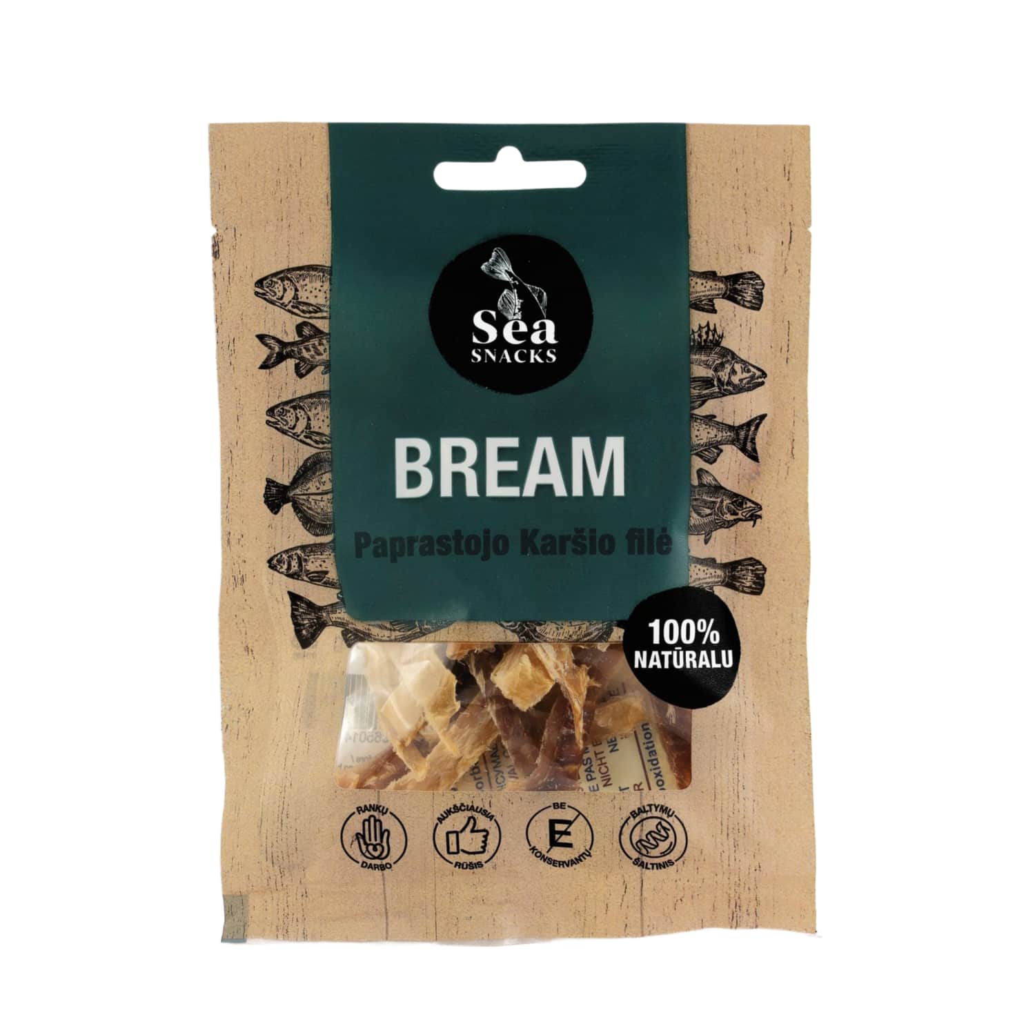 Вяленое филе леща полоски SEA SNACKS, 30 г