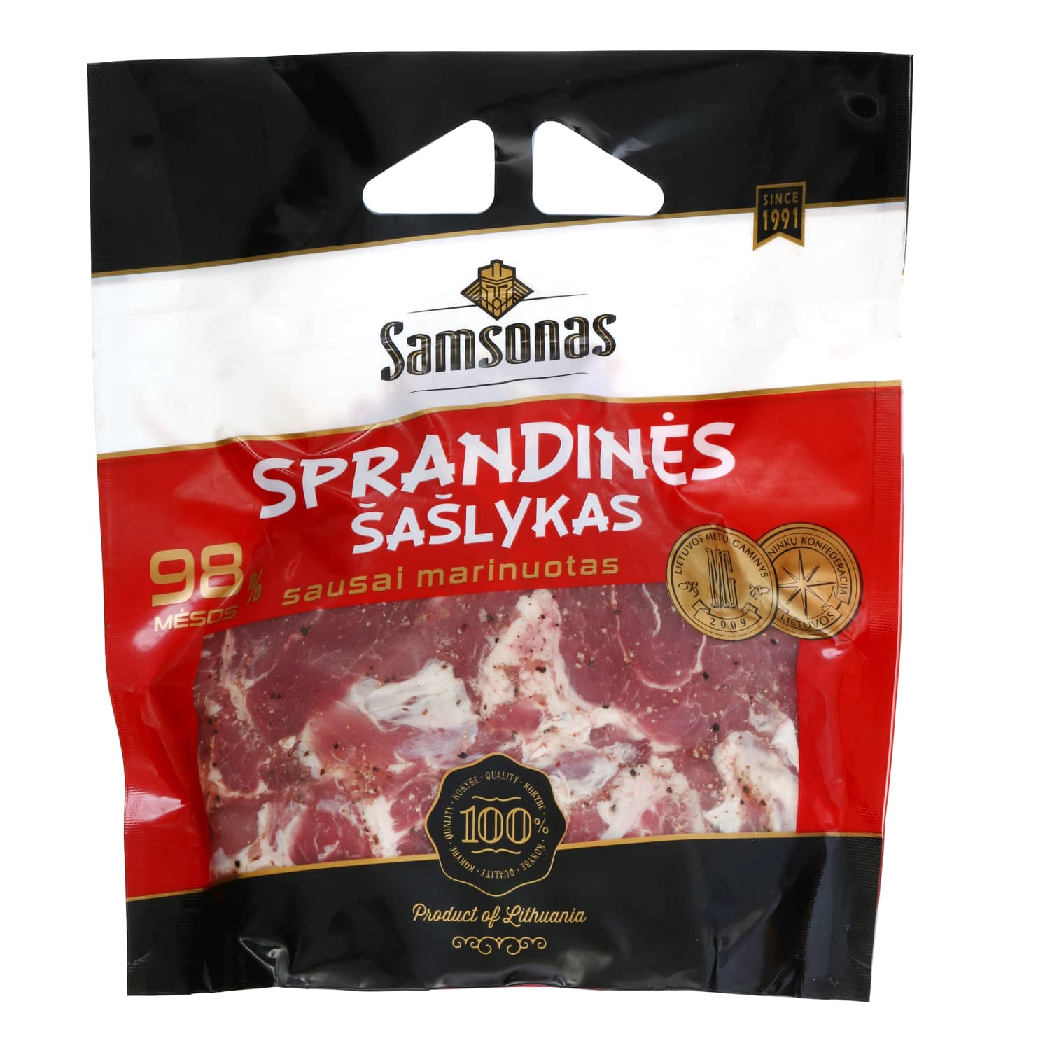 Marinated pork shoulder shashlik SAMSONO, 800 g