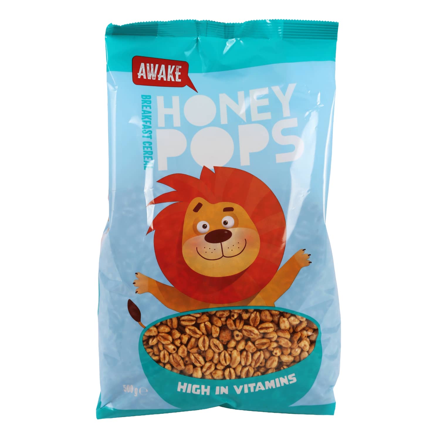 Sausi pusryčiai HONEY POPS AWAKE, 500 g