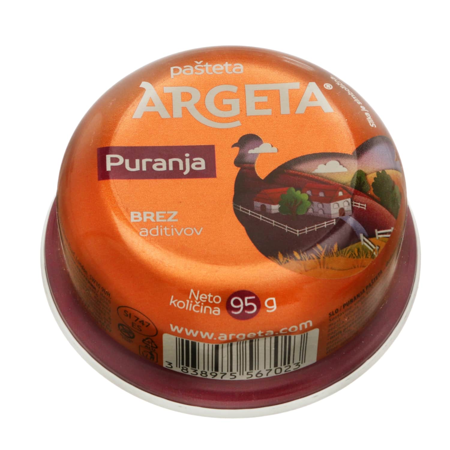 Turkey pâté ARGETA, 95 g