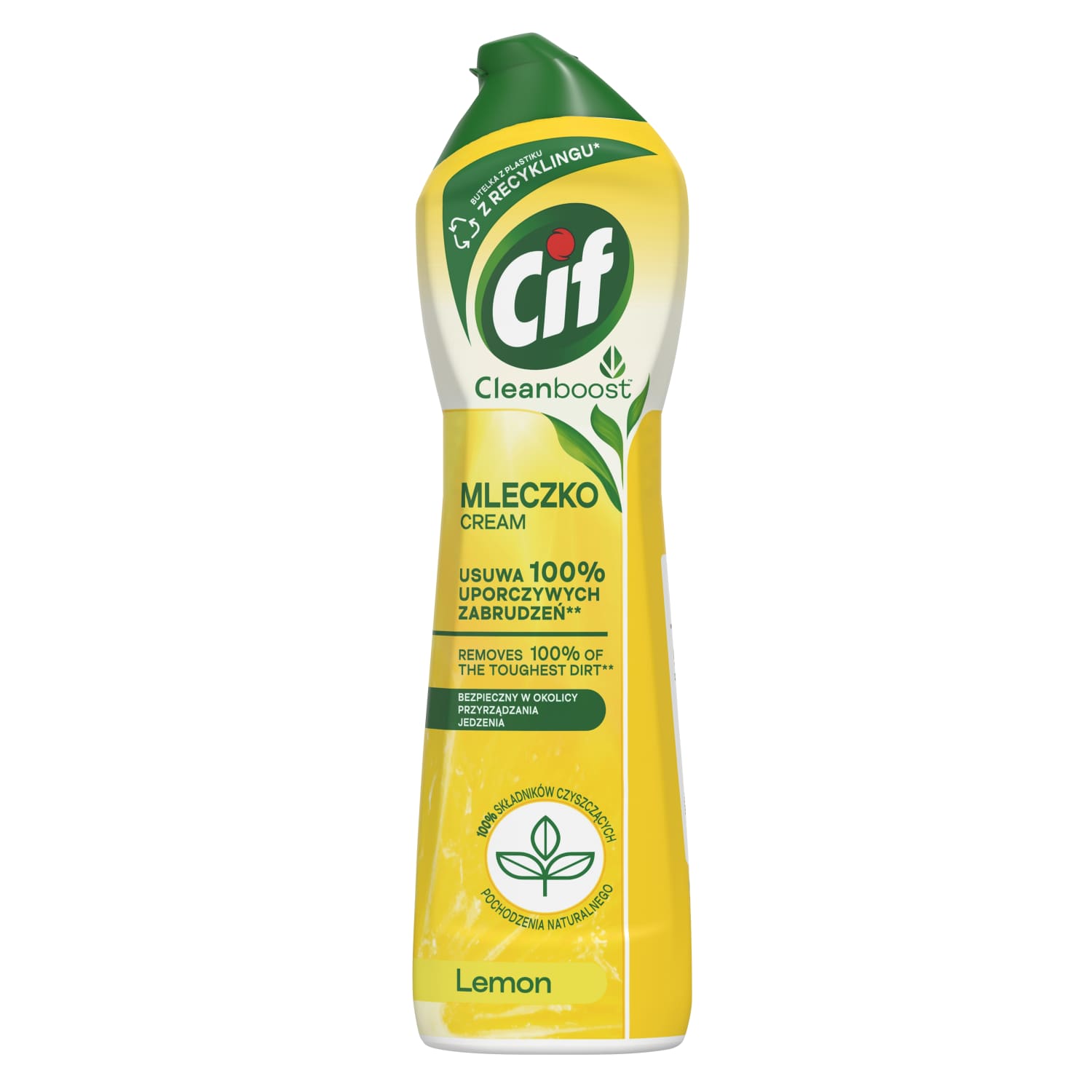 Cleaning milk CIF CREAM LEMON, 500 ml