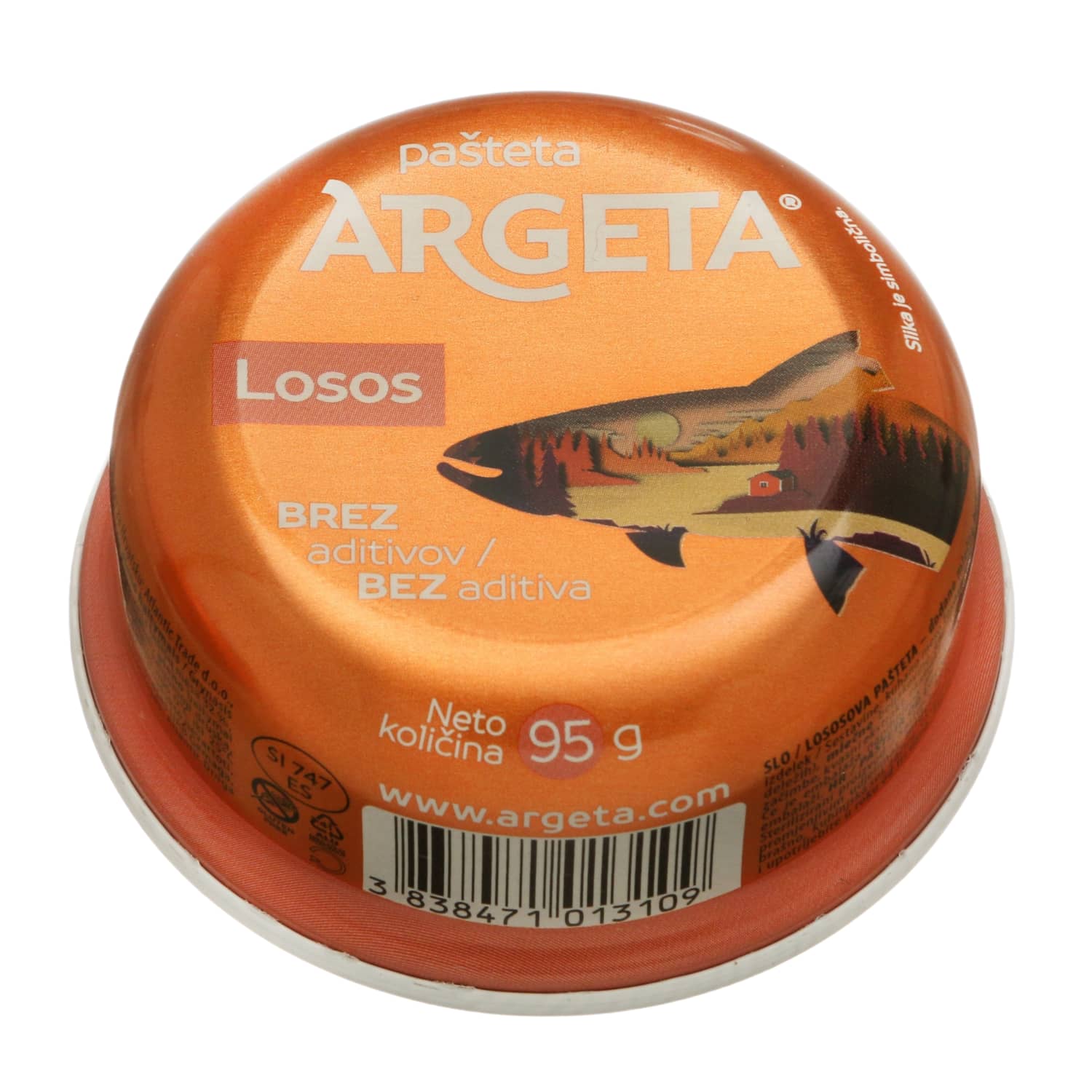 Lašišų paštetas ARGETA, 95 g