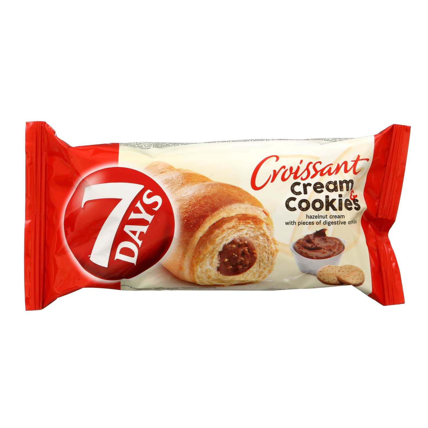 Croissant with nut filling and sausage 7 DAYS, 60 g