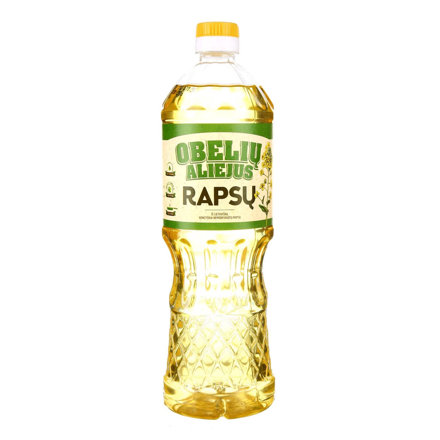 Рапсовое масло OBELIŲ, 0,9 л
