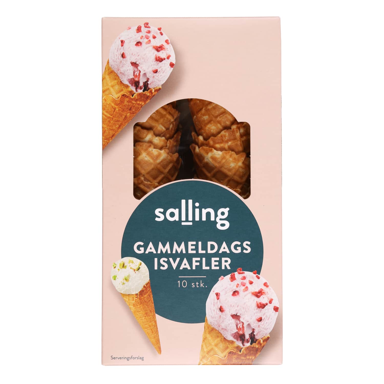 Waffle Balls SALLING, 125 g, 10 pcs.
