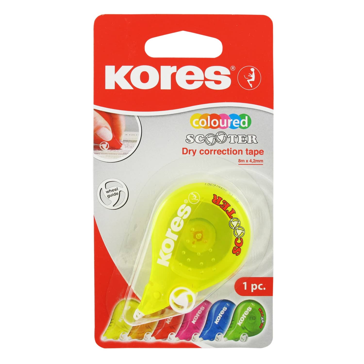 Sp.korek. juosta KORES SCOOTER, 8mx4,2mm