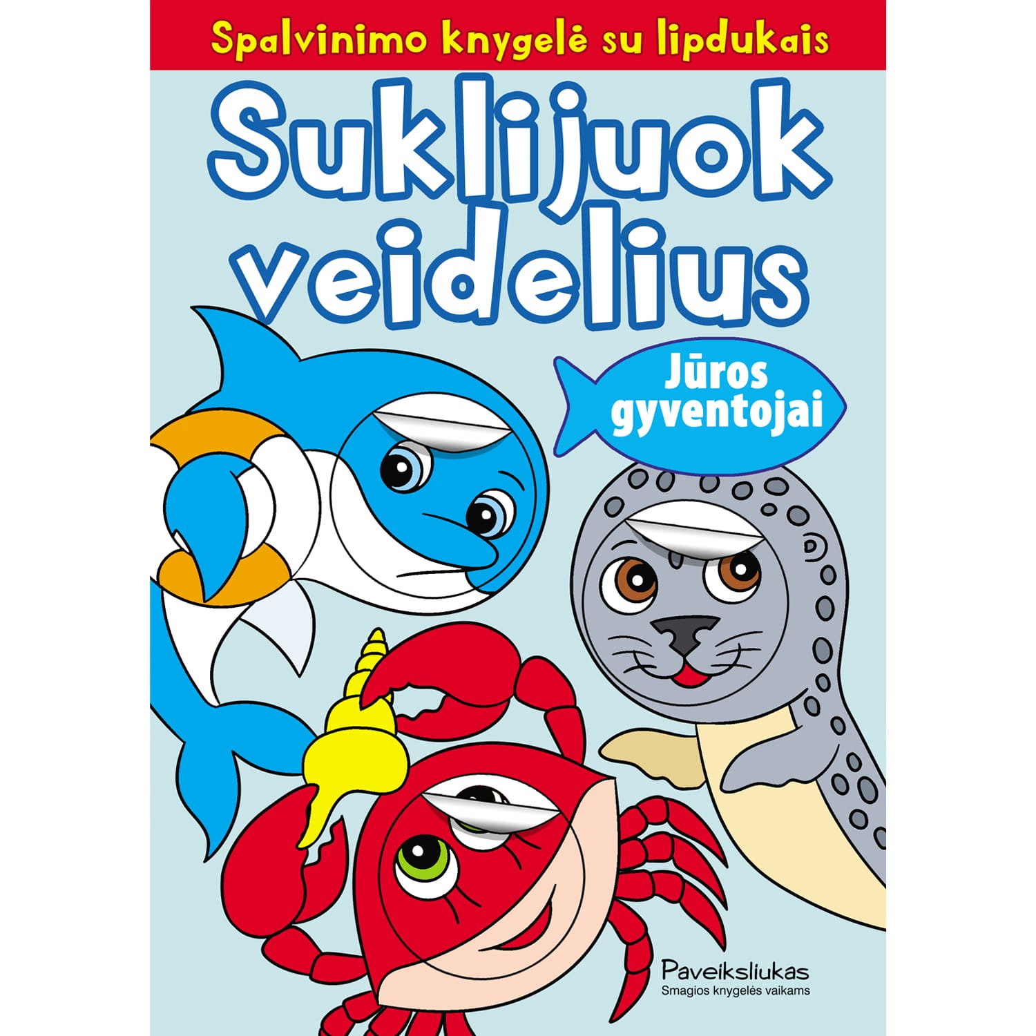 Spalv. knyga SUJUNK VEIDEL. JŪROS GYVENT.