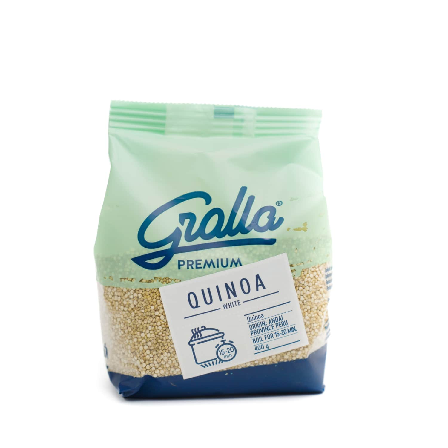 White Quinoa GRALLA PREMIUM, 400 g