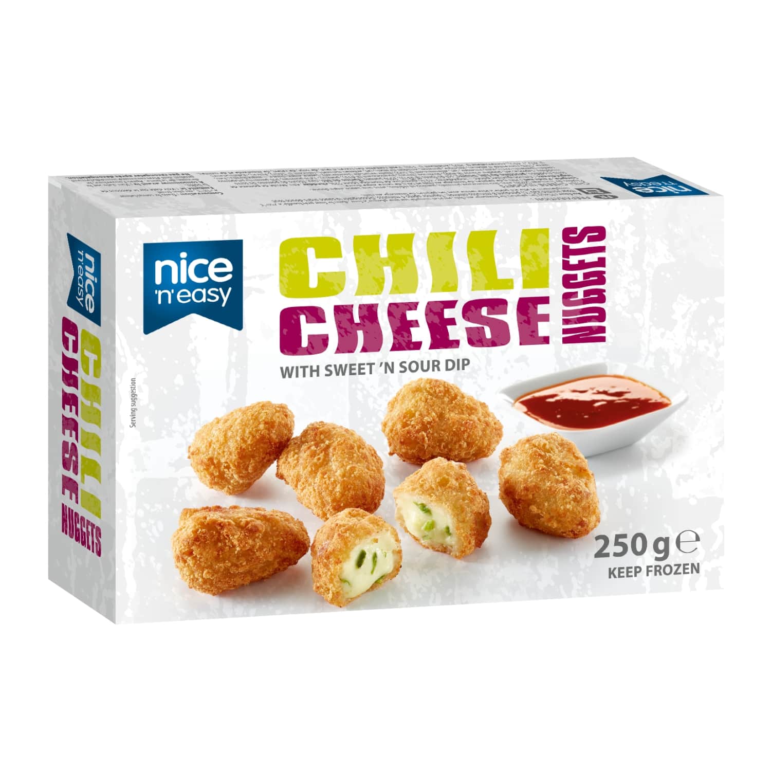 Frozen cheese breaded slices NICE´N EASY, 250 g