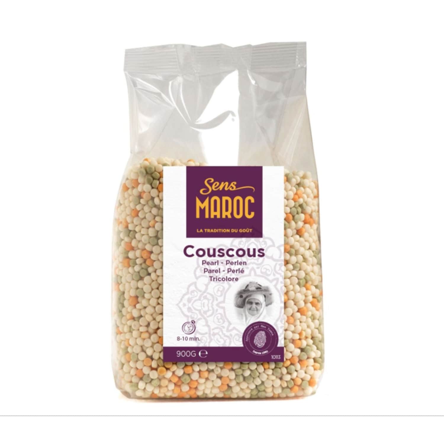 Three-color pearl couscous YAMNA, 900 g