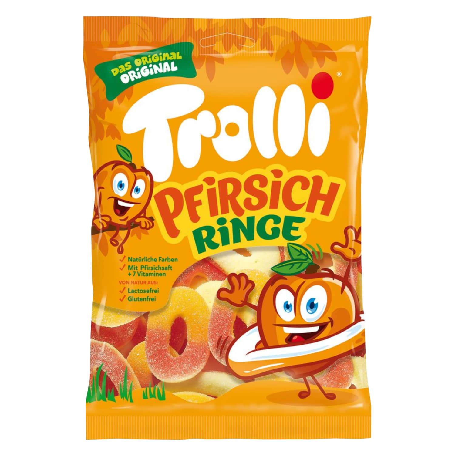 Жевательные конфеты TROLLI ПЕРСИКОВЫЕ ДОЛЬКИ, 200 г