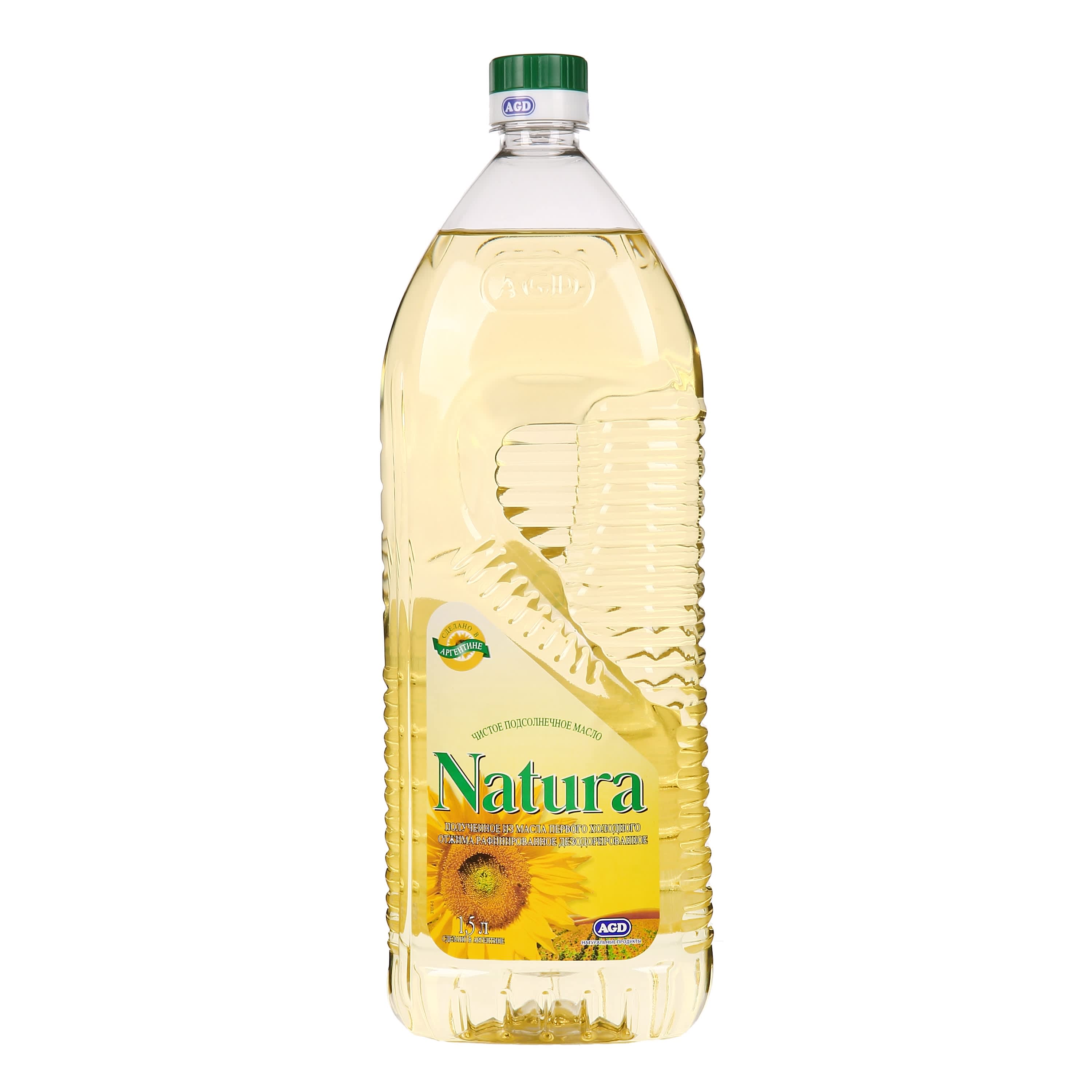 Saulėgrąžų aliejus NATURA, 1,5l