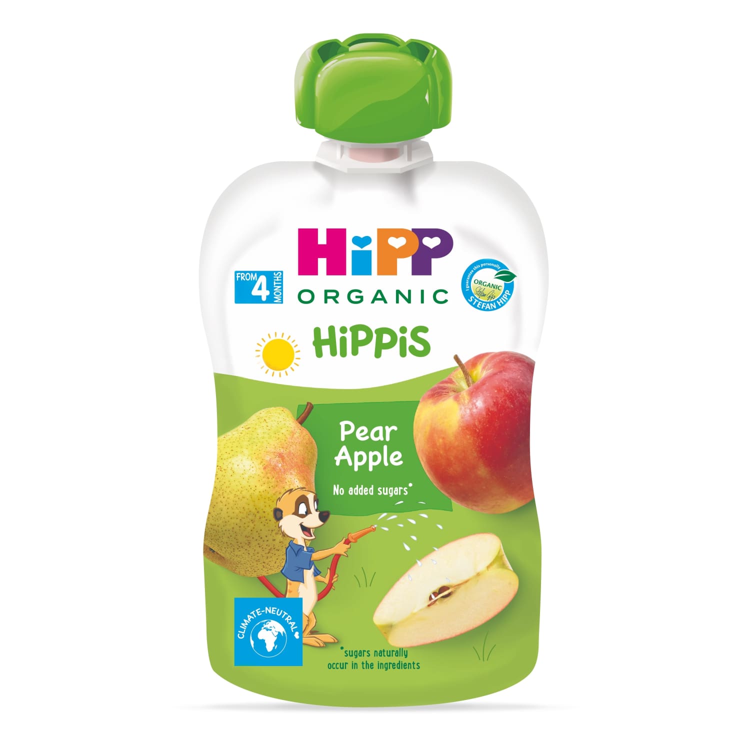 Ekol. green apple puree HIPP BIO, 4 months, 100 g