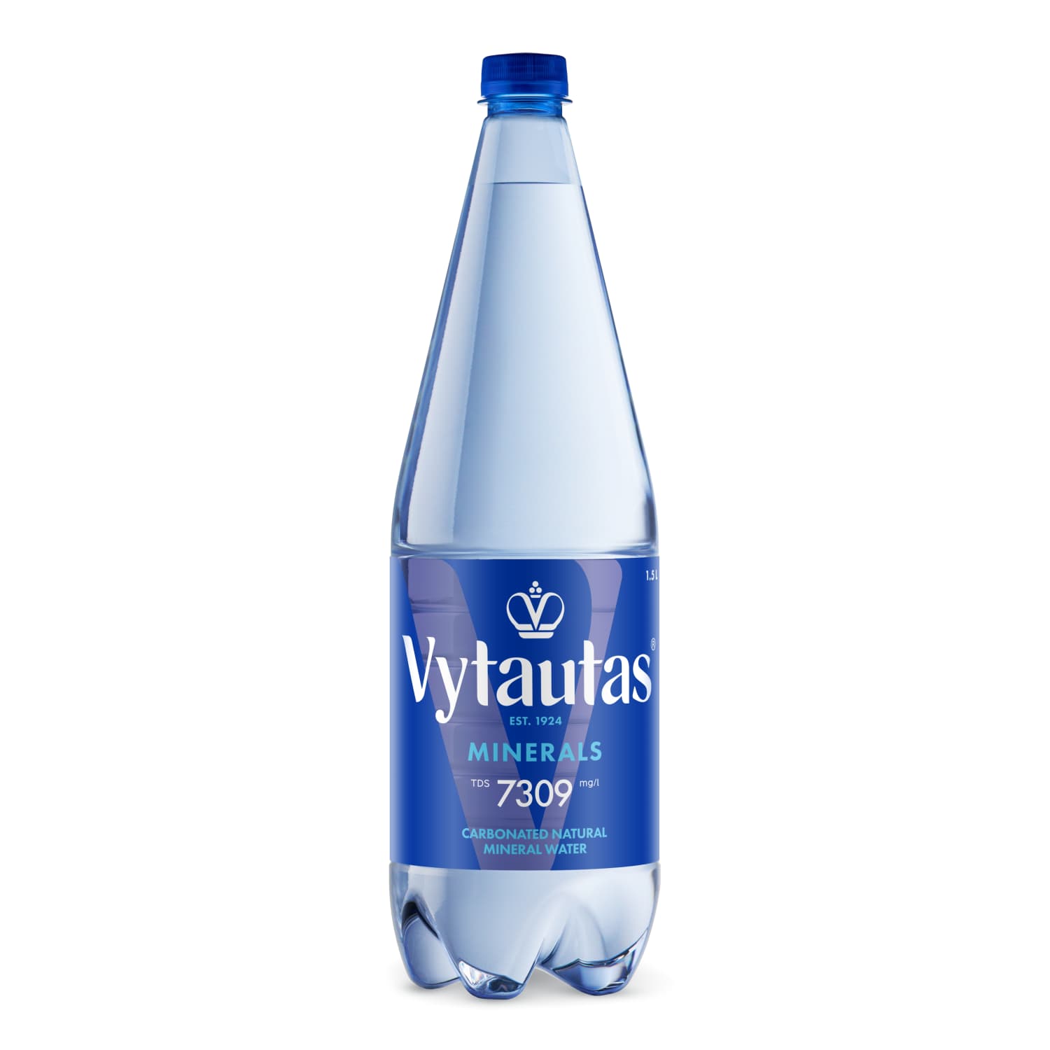 Carbonated mineral water VYTAUTAS, 1.5 l