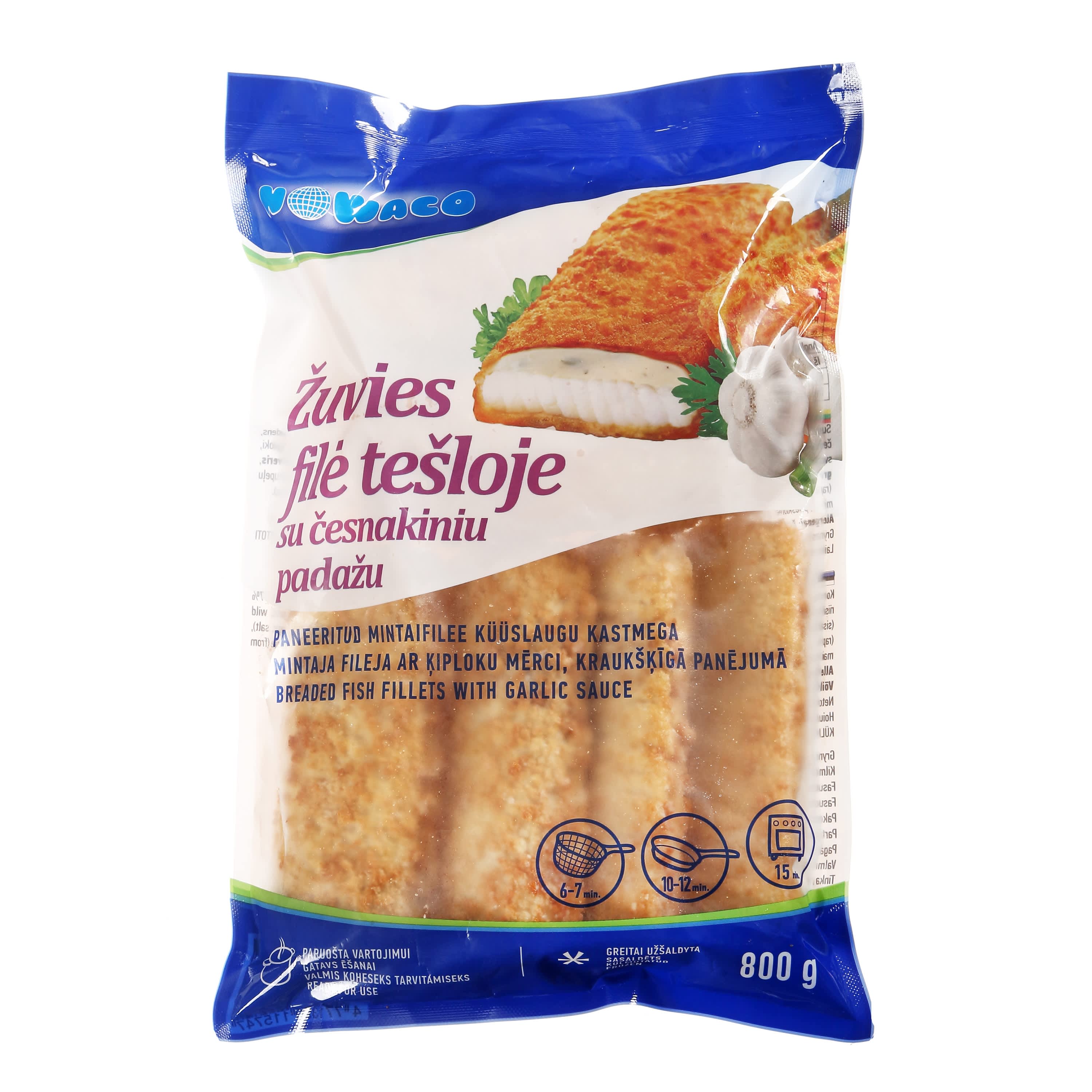 Fish fillet with garlic sauce NOWACO