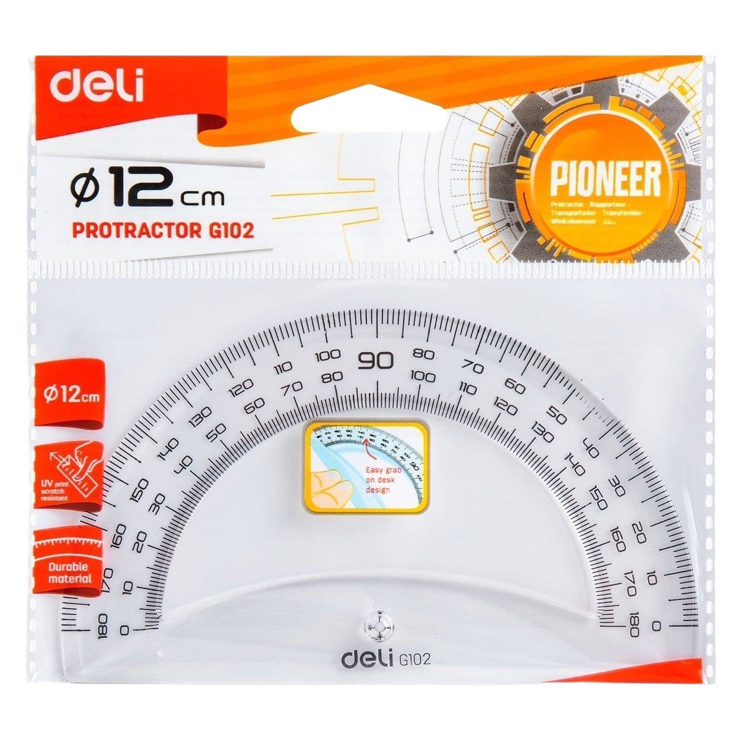 Konvejeris Deli 180°, 12cm, skaidrus