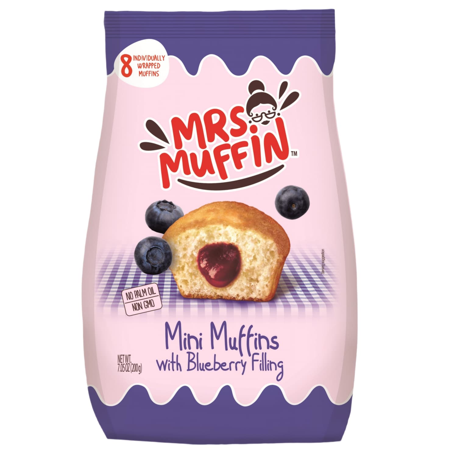 Кексы с черничным джемом MR BROWNIE, 200 г