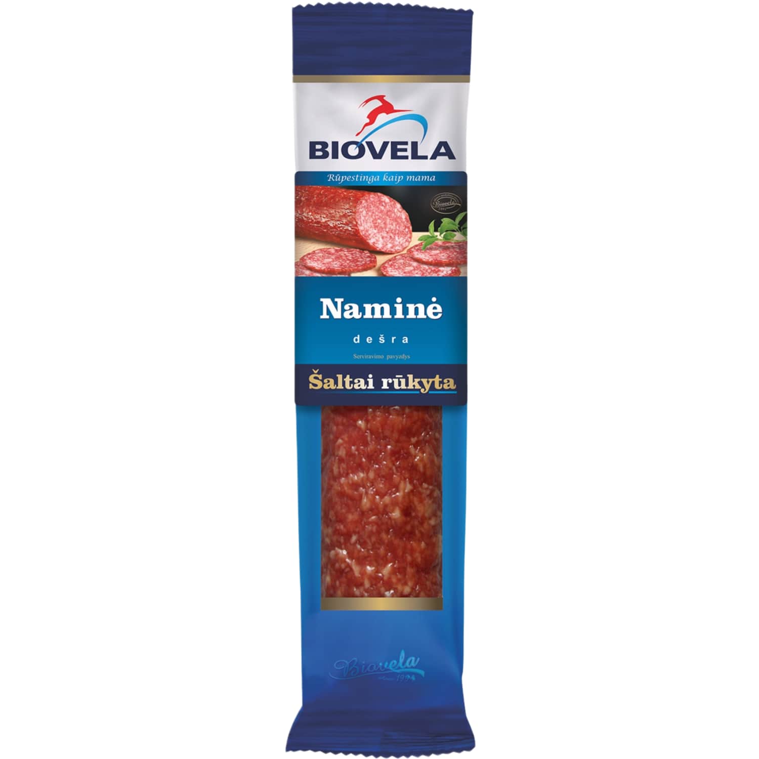 Šaltai rūk. NAMINĖ dešra BIOVELA, II r., 230g