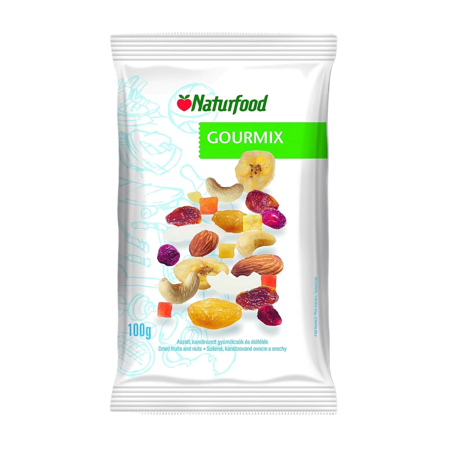 Nut and dried fruit mix GOURMIX, 100 g