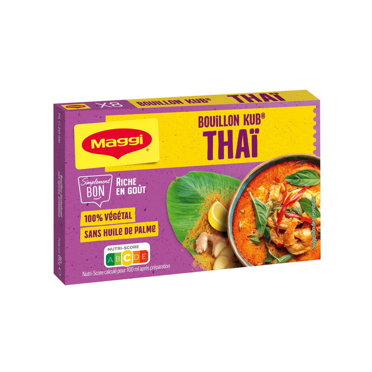 Tailand. sultinys kubeliais MAGGI, 80 g
