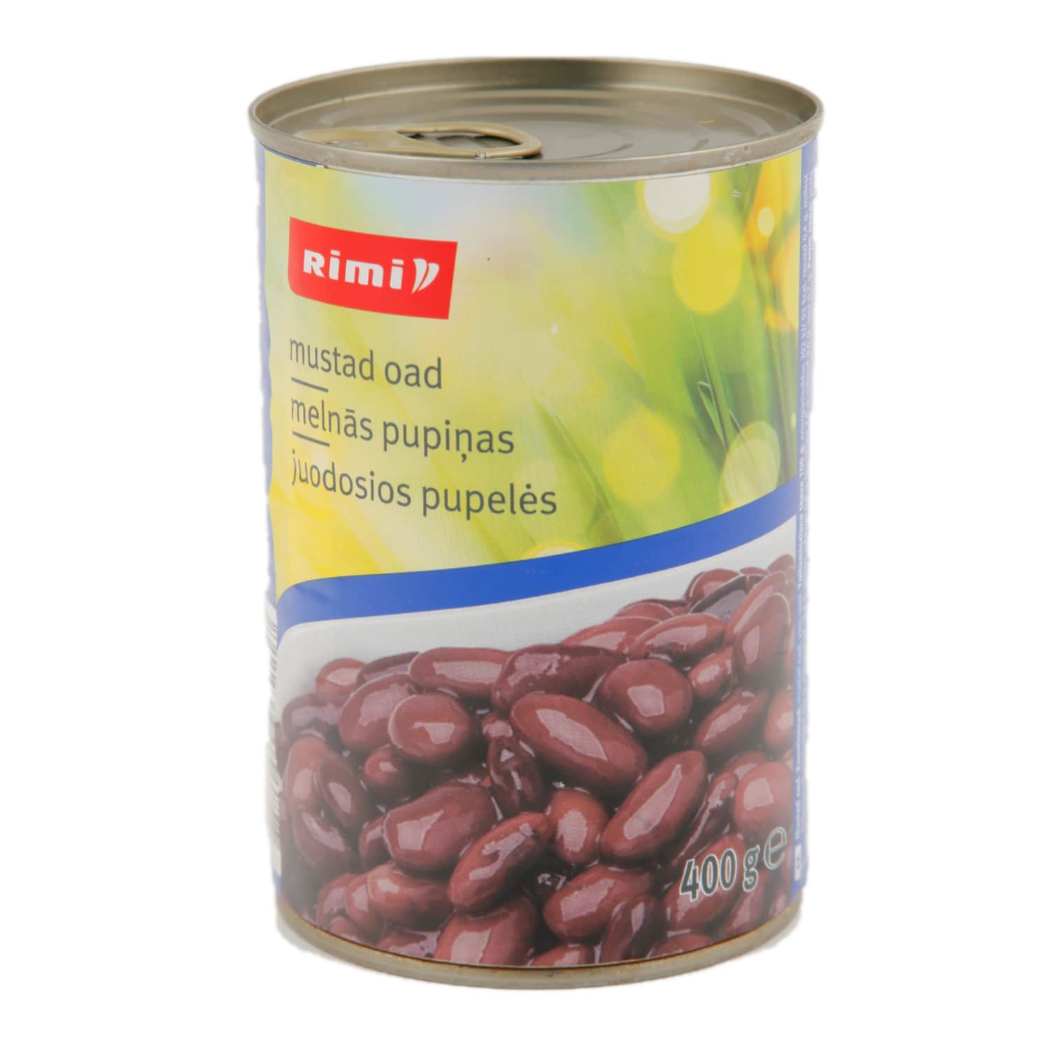 Чёрные бобы RIMI, 400 г / 240 г