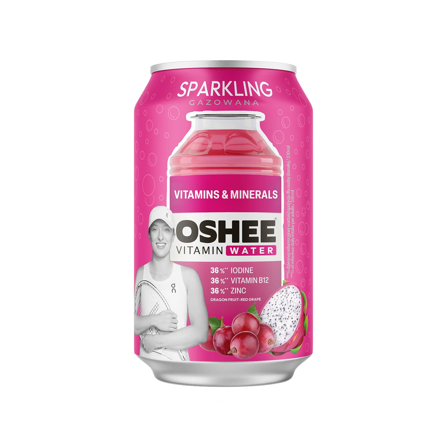 Vitamin water OSHEE with vitamins and minerals, 330 ml