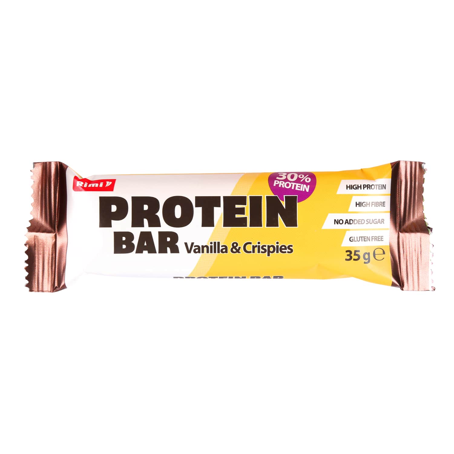 Baltym. baton. VANILLA & CRISPIES RIMI, 35 g