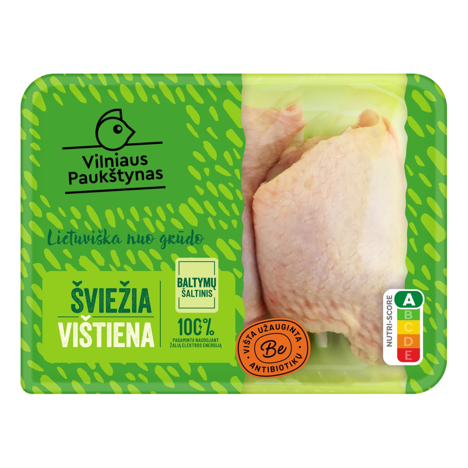 Šviež. viščiukų šlaunelės be antib. VP, 500 g