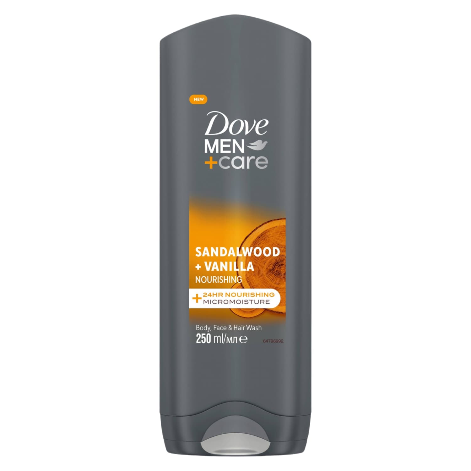 Shower jelly DOVE MEN SAND&VANILLA, 250 ml